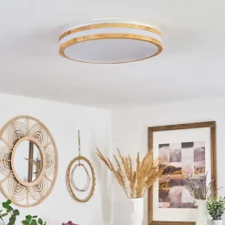 Plafonnier Zurzach Led Ecru, Blanc, 1 Lumiere