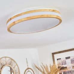 Plafonnier Zurzach Led Ecru, Blanc, 1 Lumiere