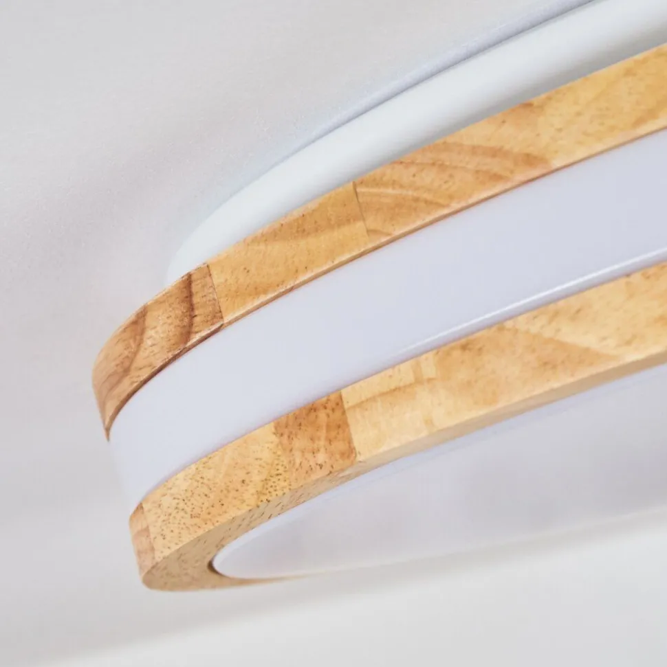 Plafonnier Zurzach Led Ecru, Blanc, 1 Lumiere