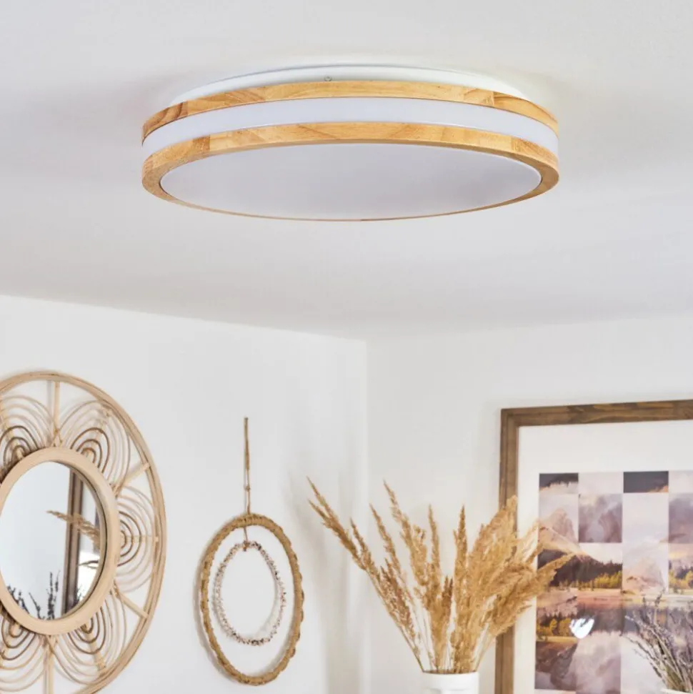 Plafonnier Zurzach Led Ecru, Blanc, 1 Lumiere