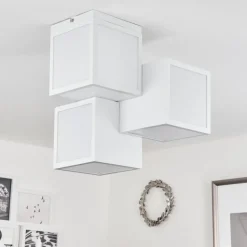 Plafonnierallonville Led Blanc, 1 Lumiere