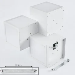 Plafonnierallonville Led Blanc, 1 Lumiere