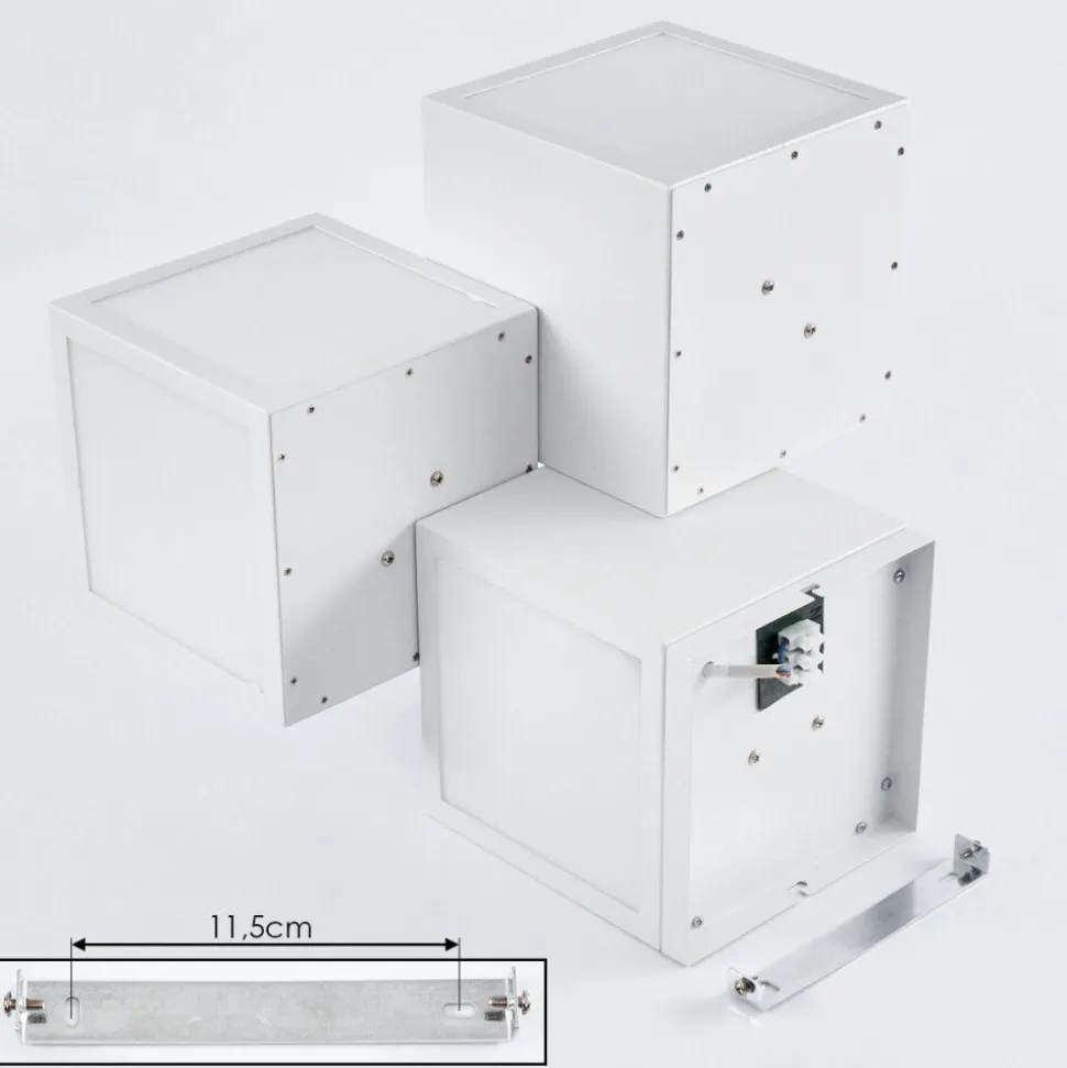 Plafonnierallonville Led Blanc, 1 Lumiere