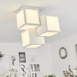 Plafonnierallonville Led Blanc, 1 Lumiere