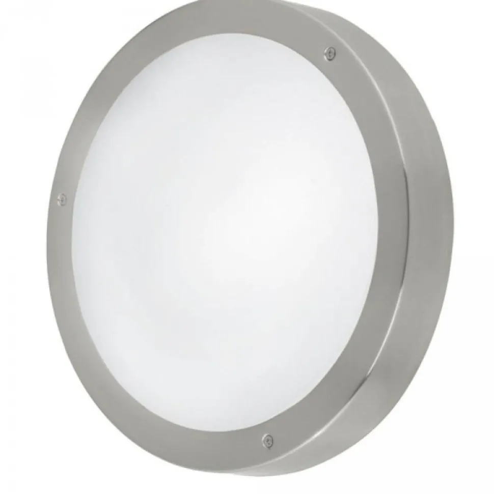 Plafonnier/Applique Murale D'Exterieur Eglo Vento 1 Led Acier Inoxydable, 3 Lumieres