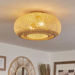 Plafonnierbauro Ecru, 2 Lumieres