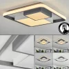Plafonniercasqueira Led Gris, Blanc, 1 Lumiere