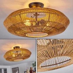 Plafonniercassano Ecru, 2 Lumieres