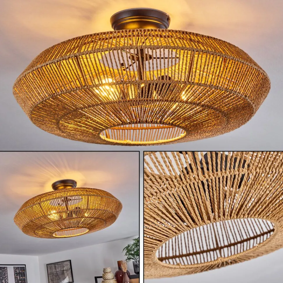 Plafonniercassano Ecru, 2 Lumieres