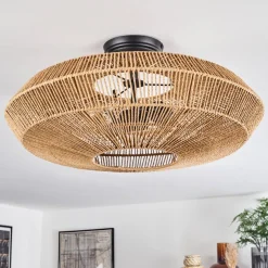 Plafonniercassano Ecru, 2 Lumieres