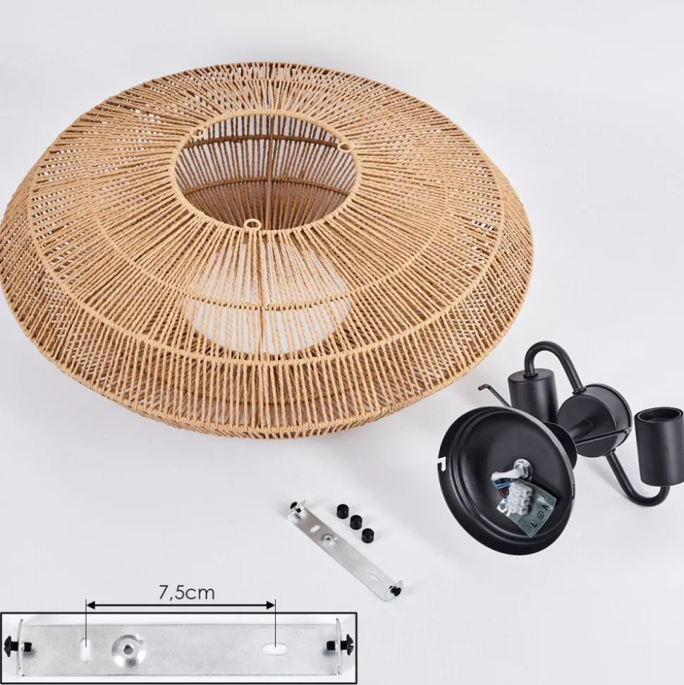 Plafonniercassano Ecru, 2 Lumieres