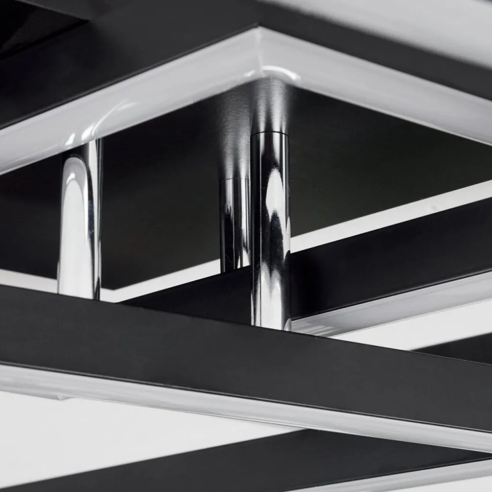 Plafonniercavareno Led Noir, 1 Lumiere