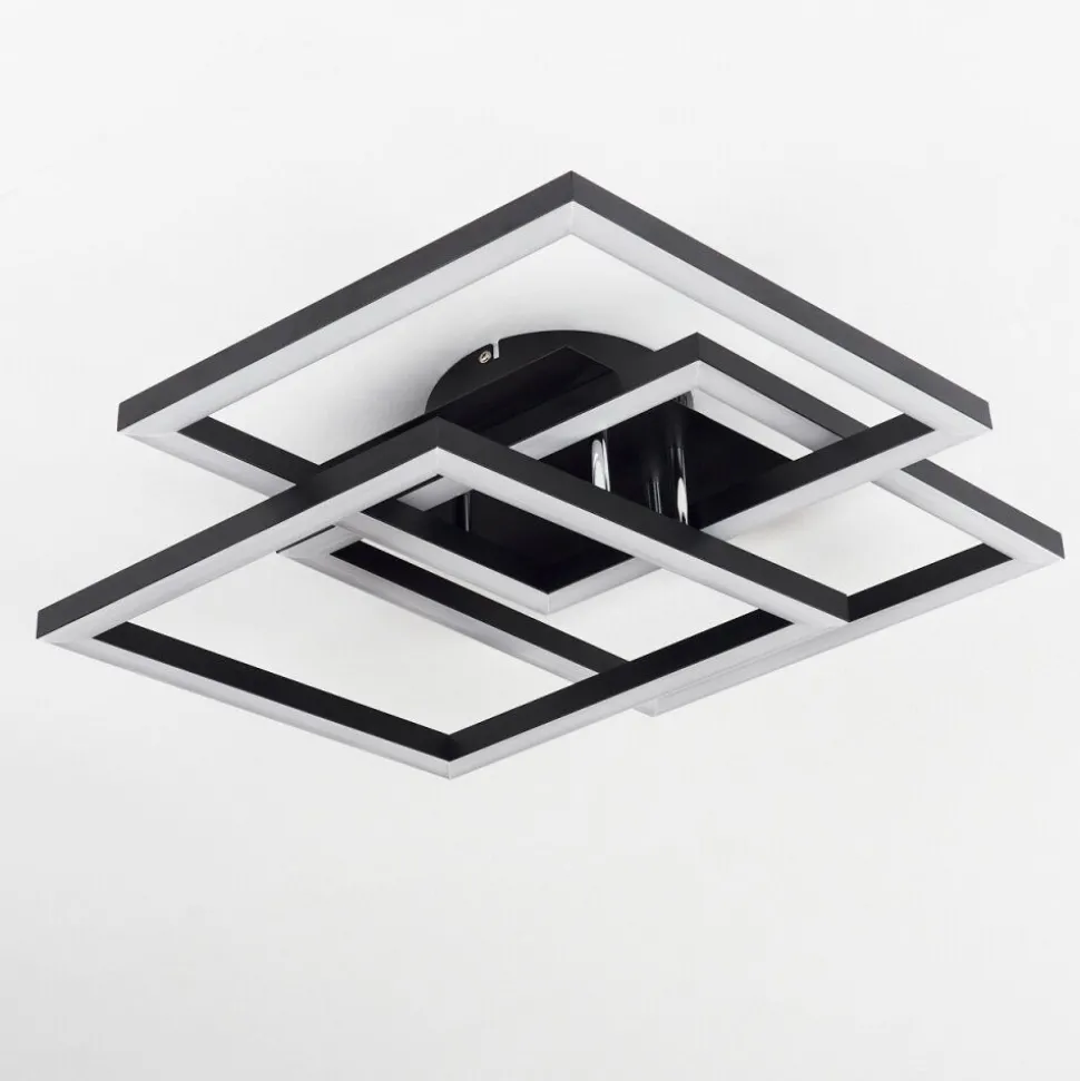 Plafonniercavareno Led Noir, 1 Lumiere