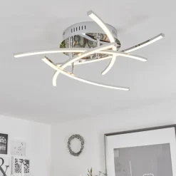 Plafonniercross Led Chrome, 5 Lumieres