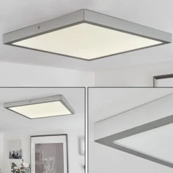 Plafonnierfinsrud Led Argente, 1 Lumiere