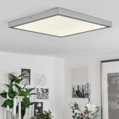Plafonnierfinsrud Led Argente, 1 Lumiere