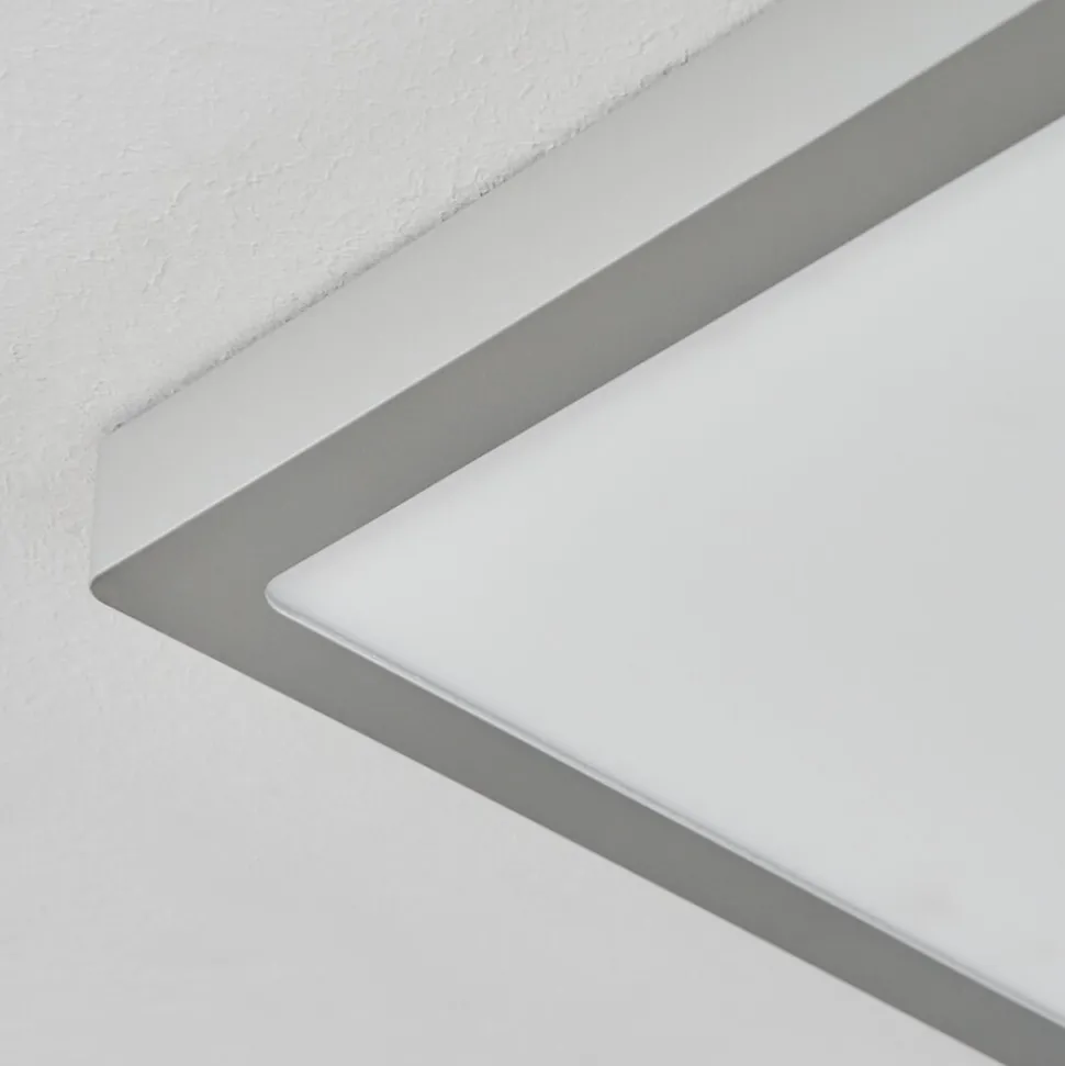 Plafonnierfinsrud Led Argente, 1 Lumiere