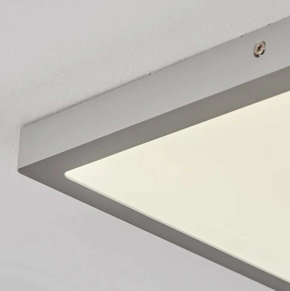 Plafonnierfinsrud Led Argente, 1 Lumiere