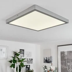 Plafonnierfinsrud Led Argente, 1 Lumiere