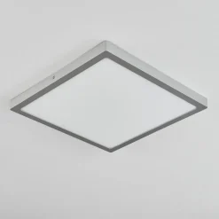 Plafonnierfinsrud Led Argente, 1 Lumiere