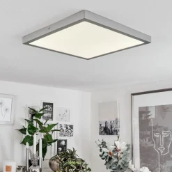 Plafonnierfinsrud Led Argente, 1 Lumiere