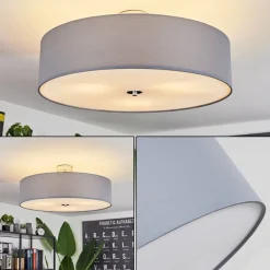 Plafonnierfoggia Chrome, 3 Lumieres
