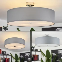 Plafonnierfoggia Chrome, 3 Lumieres