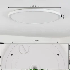 Plafonnierfolgares Led Blanc, 1 Lumiere