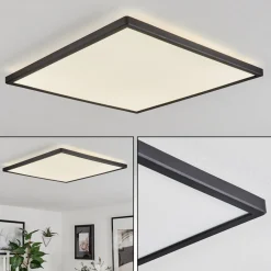 Plafonnierfolgares Led Noir, 1 Lumiere