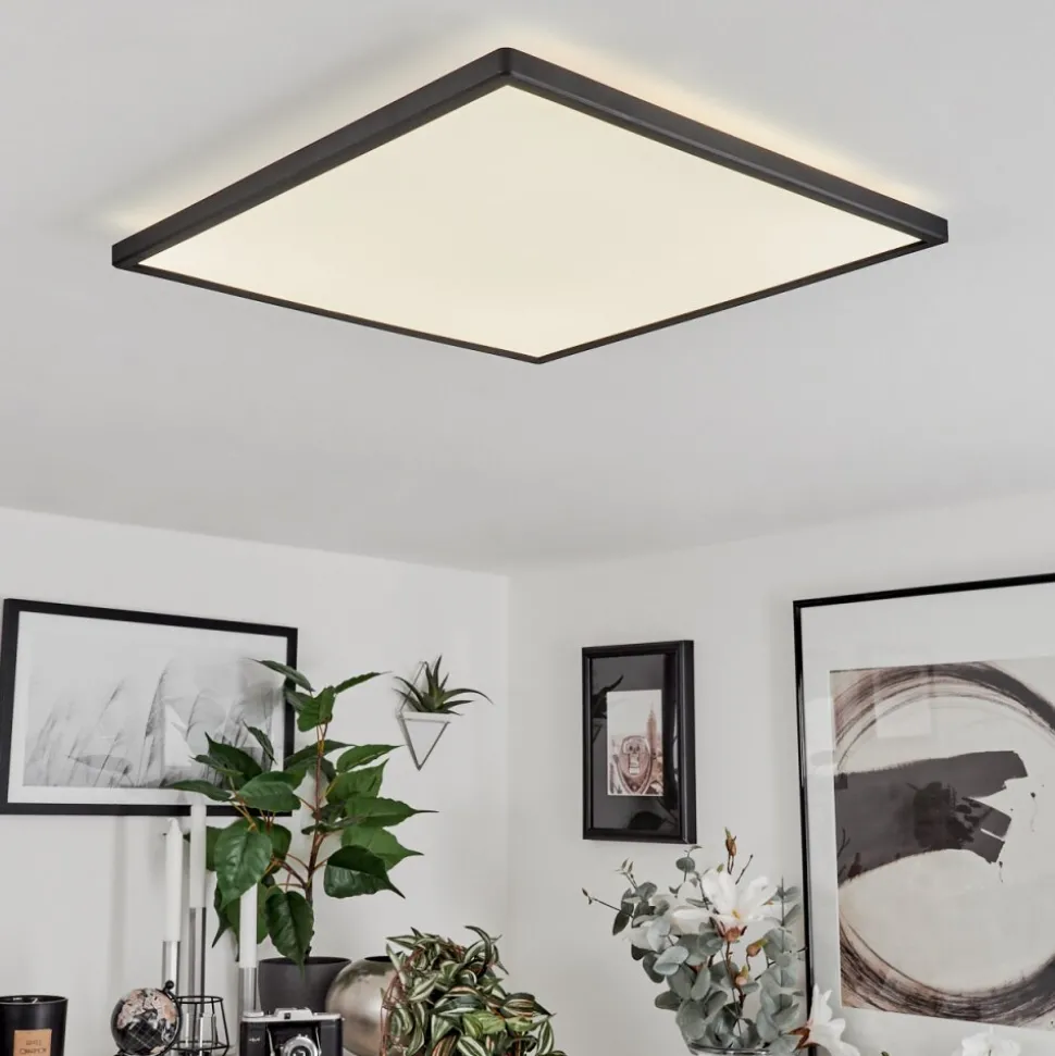 Plafonnierfolgares Led Noir, 1 Lumiere