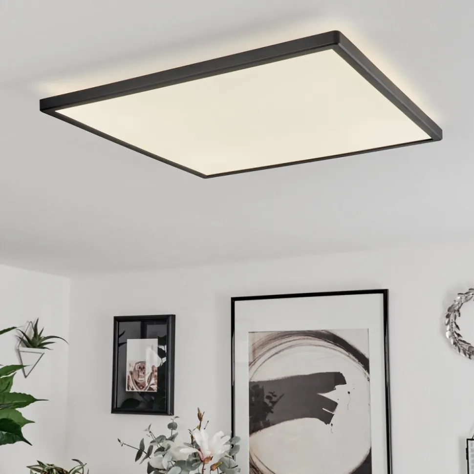 Plafonnierfolgares Led Noir, 1 Lumiere