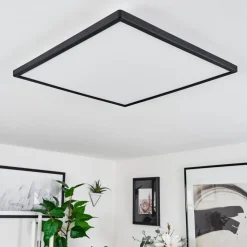 Plafonnierfolgares Led Noir, 1 Lumiere