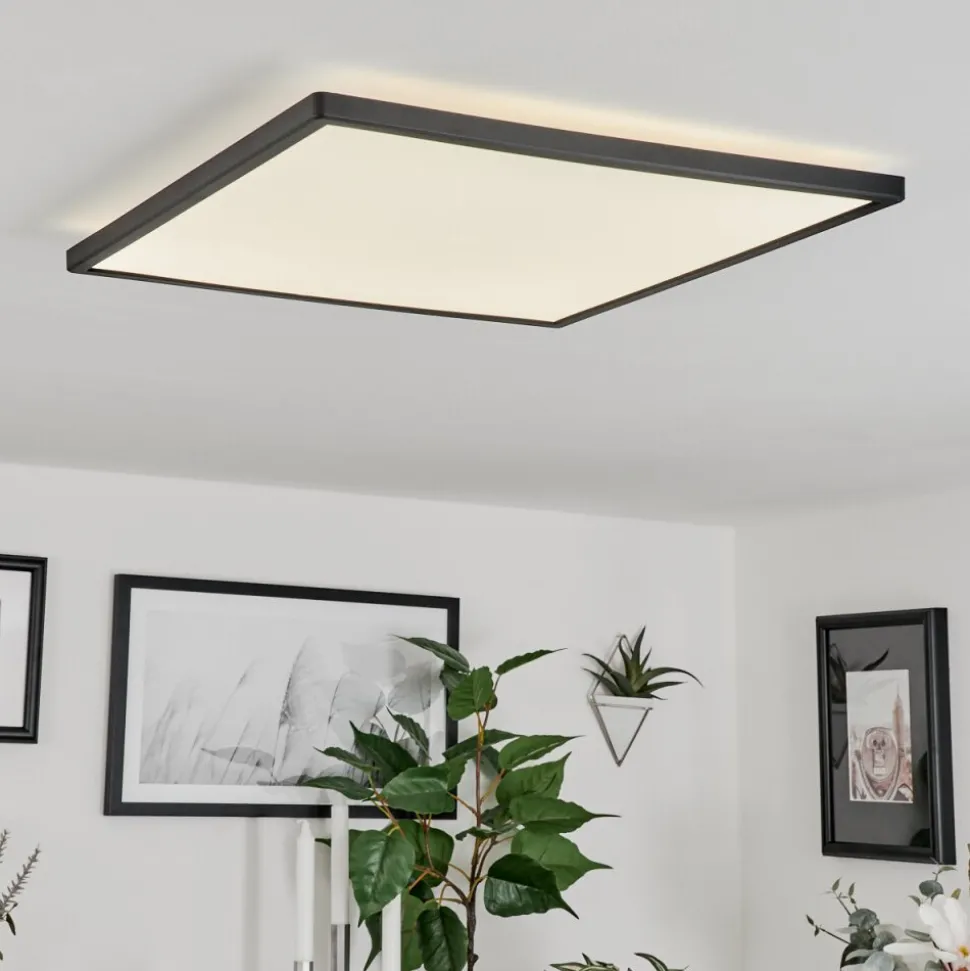 Plafonnierfolgares Led Noir, 1 Lumiere