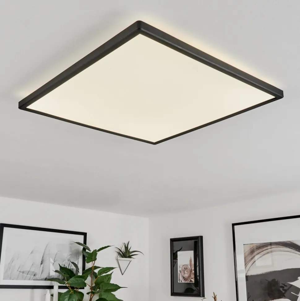Plafonnierfolgares Led Noir, 1 Lumiere
