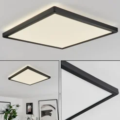 Plafonnierfolgares Led Noir, 1 Lumiere