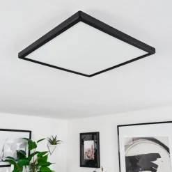 Plafonnierfolgares Led Noir, 1 Lumiere