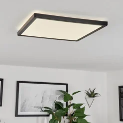 Plafonnierfolgares Led Noir, 1 Lumiere