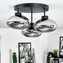 Plafonnierhaikala Noir, 3 Lumieres