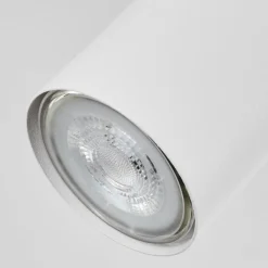 Plafonnierjavel Chrome, Blanc, 6 Lumieres