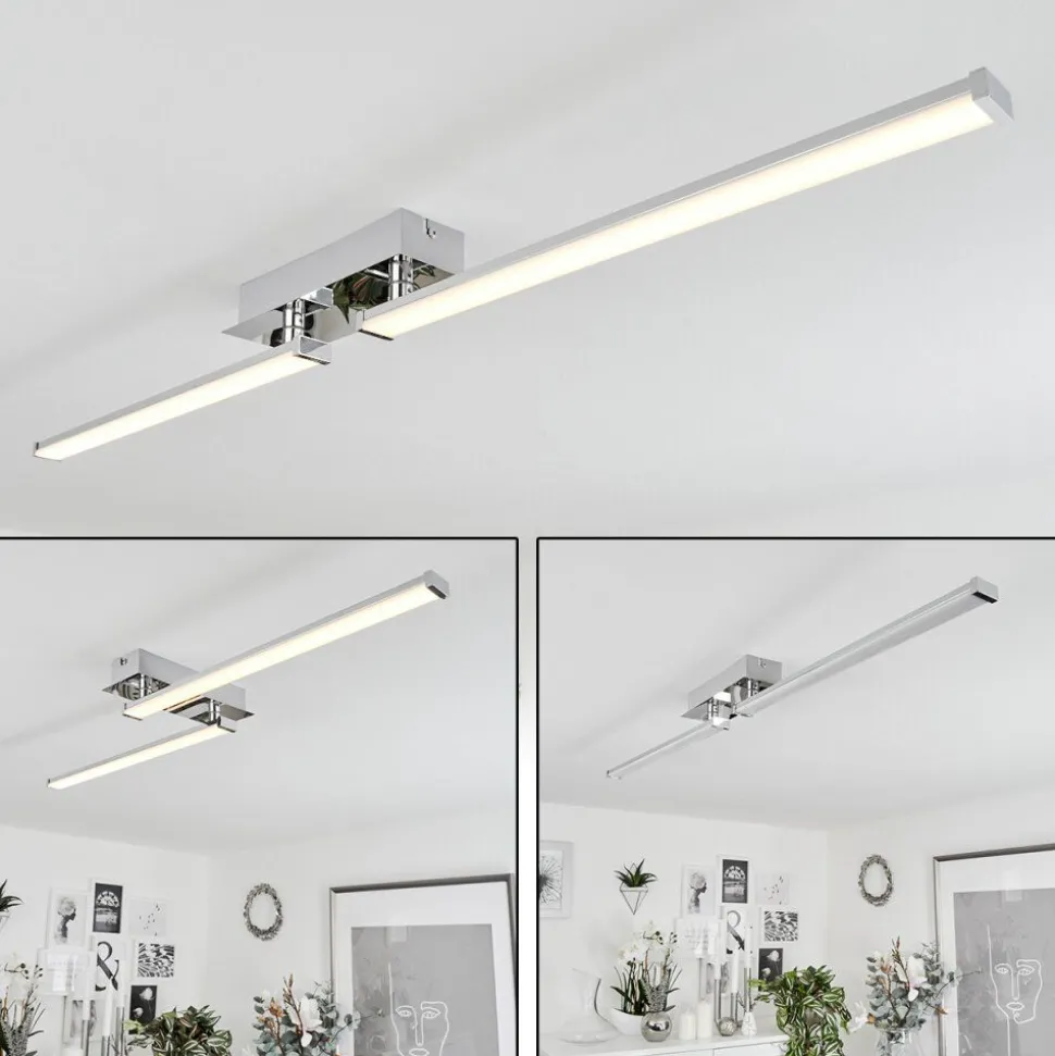 Plafonnierkudus Led Chrome, 1 Lumiere