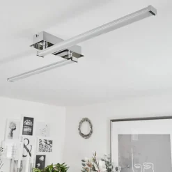 Plafonnierkudus Led Chrome, 1 Lumiere