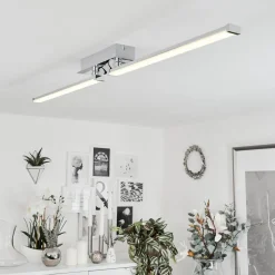 Plafonnierkudus Led Chrome, 1 Lumiere