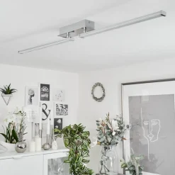 Plafonnierkudus Led Chrome, 1 Lumiere