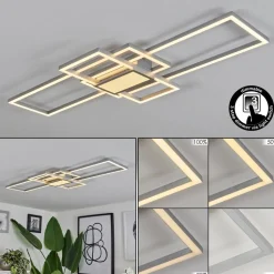 Plafonnierlongos Led Aluminium, 1 Lumiere