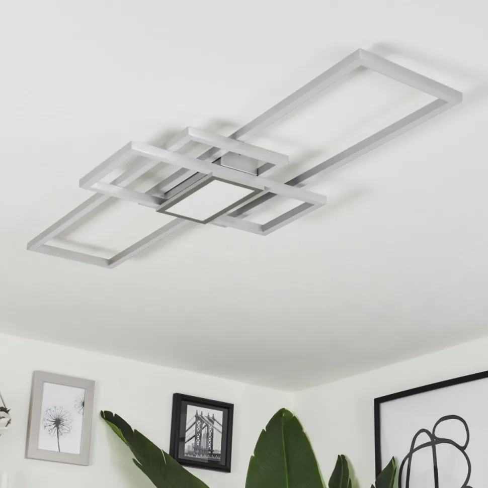 Plafonnierlongos Led Aluminium, 1 Lumiere