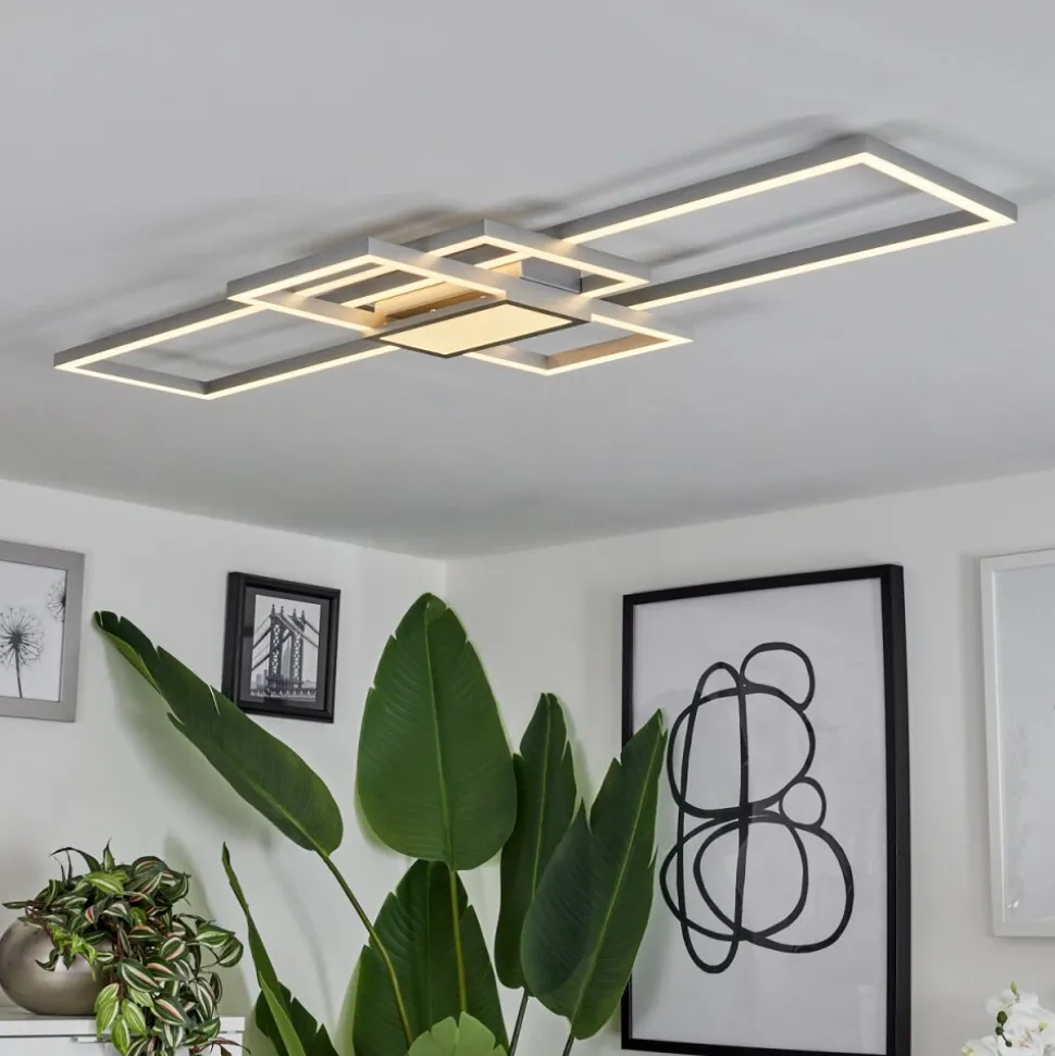 Plafonnierlongos Led Aluminium, 1 Lumiere