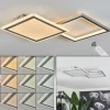 Plafonnierlongos Led Aluminium, 1 Lumiere, Telecommandes
