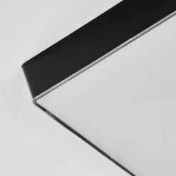 Plafonniermentque Led Noir, 1 Lumiere