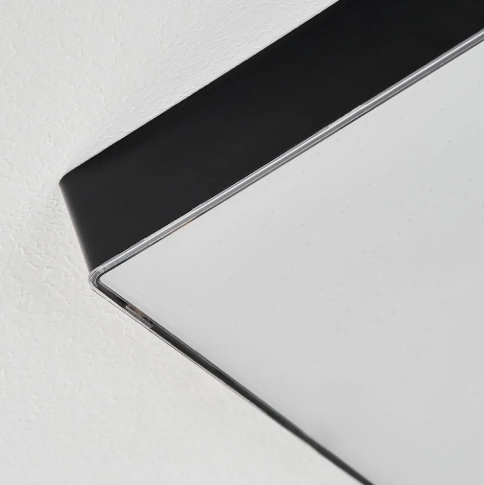 Plafonniermentque Led Noir, 1 Lumiere