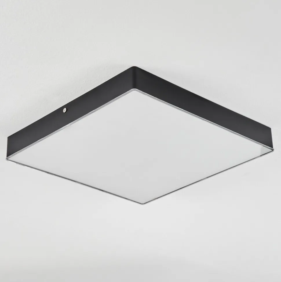 Plafonniermentque Led Noir, 1 Lumiere
